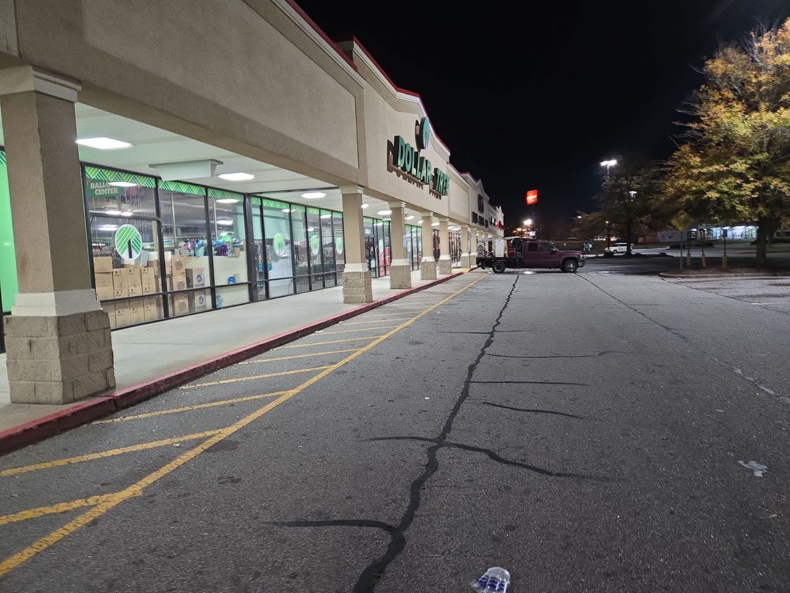 Local Shopping Center Pressure Washing