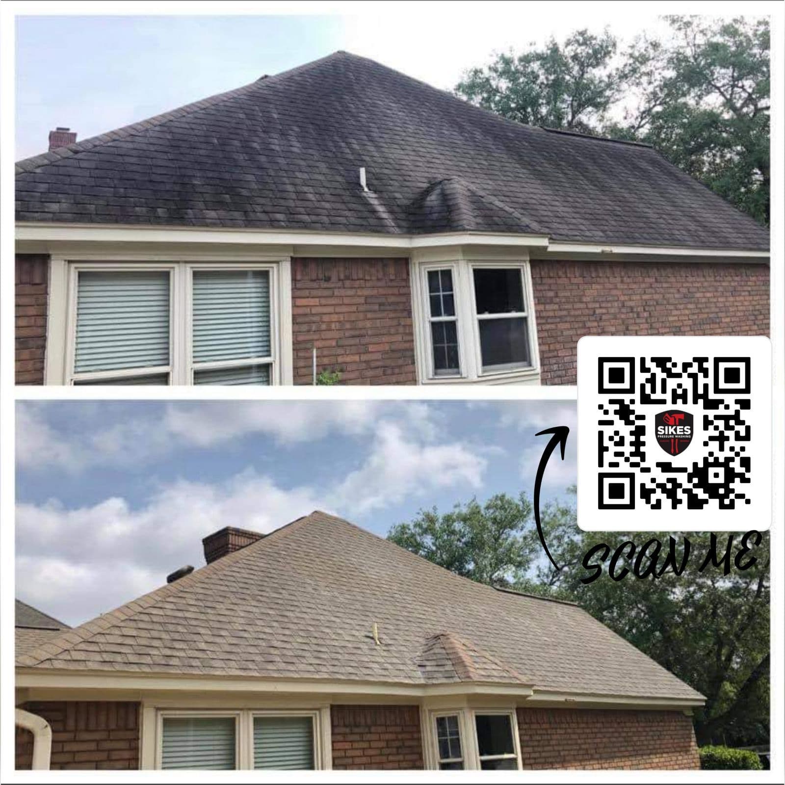 Roof Cleaning Transformation image